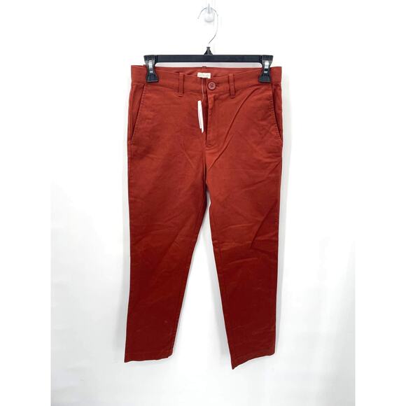 CREWCUTS J. Crew NWT Boy's Chino Fit Pants in Rust // 12 - Picture 1 of 9